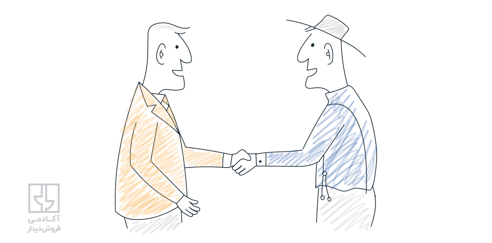 فروش حضوری + آموزش فروش حضوری
